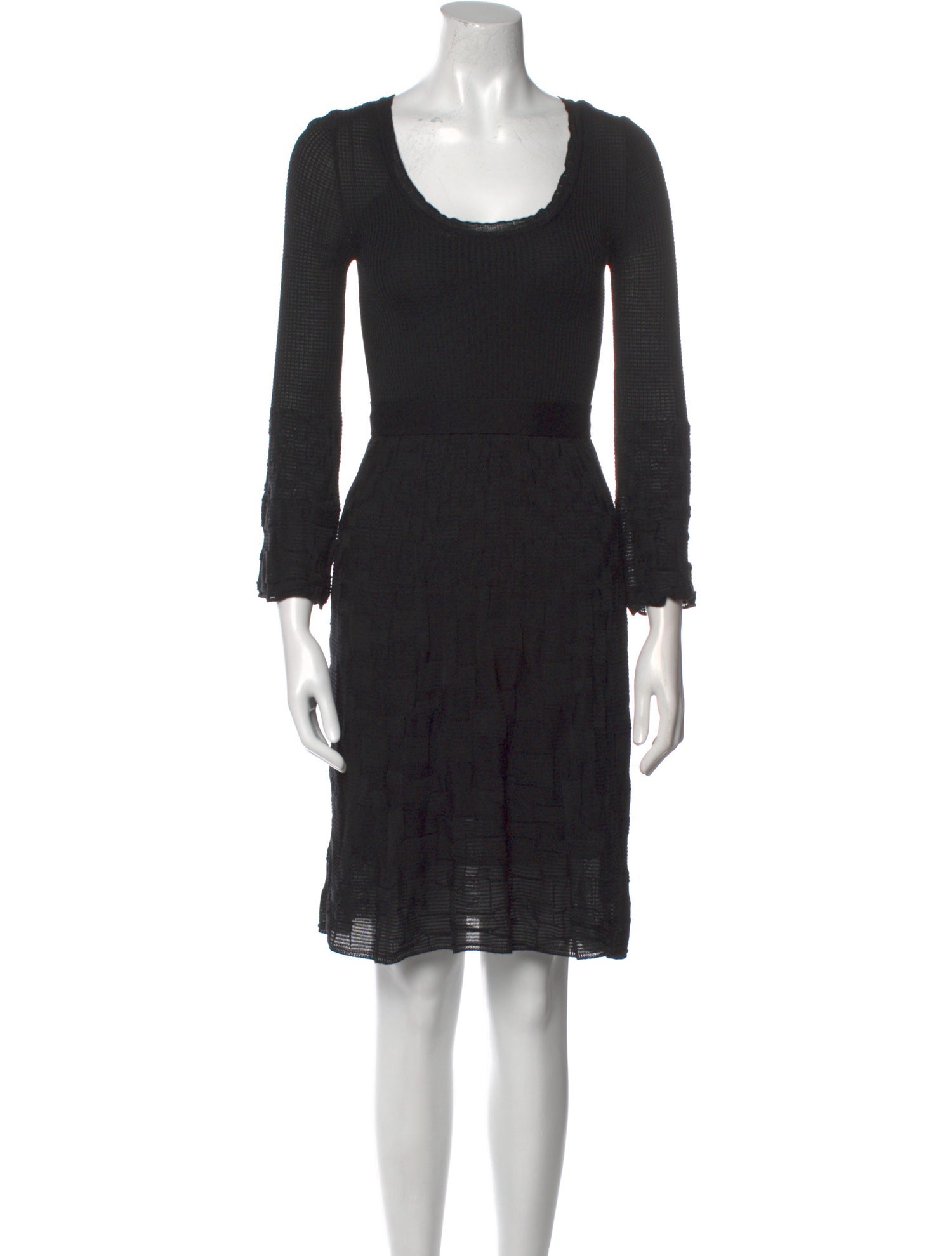 M Missoni Merino Wool Knee-Length Dress