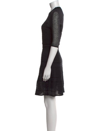 M Missoni Crew Neck Knee-Length Dress