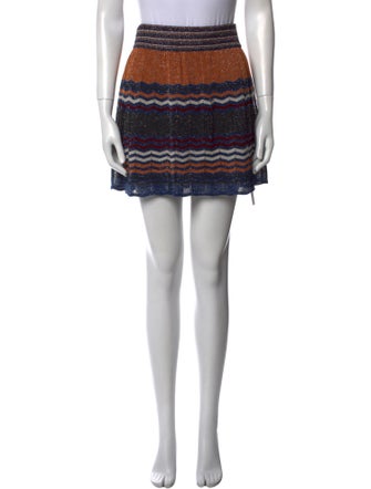 M Missoni Wool Mini Skirt