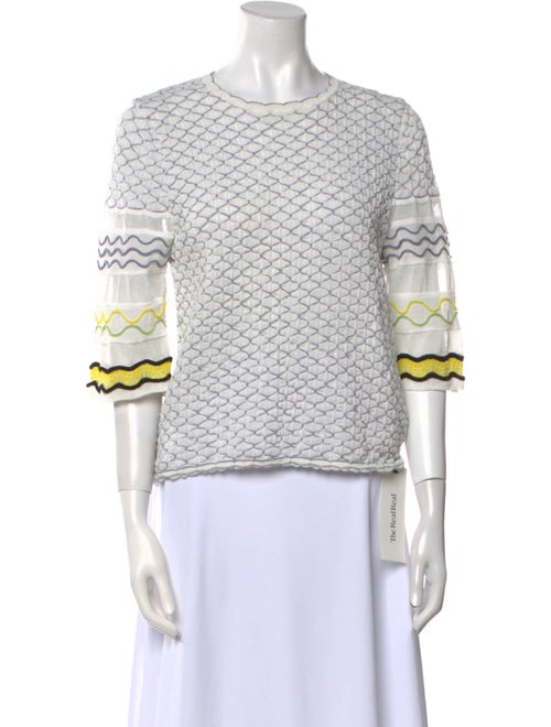 M Missoni Printed Crew Neck Sweatshirt