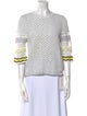 M Missoni Printed Crew Neck Sweatshirt