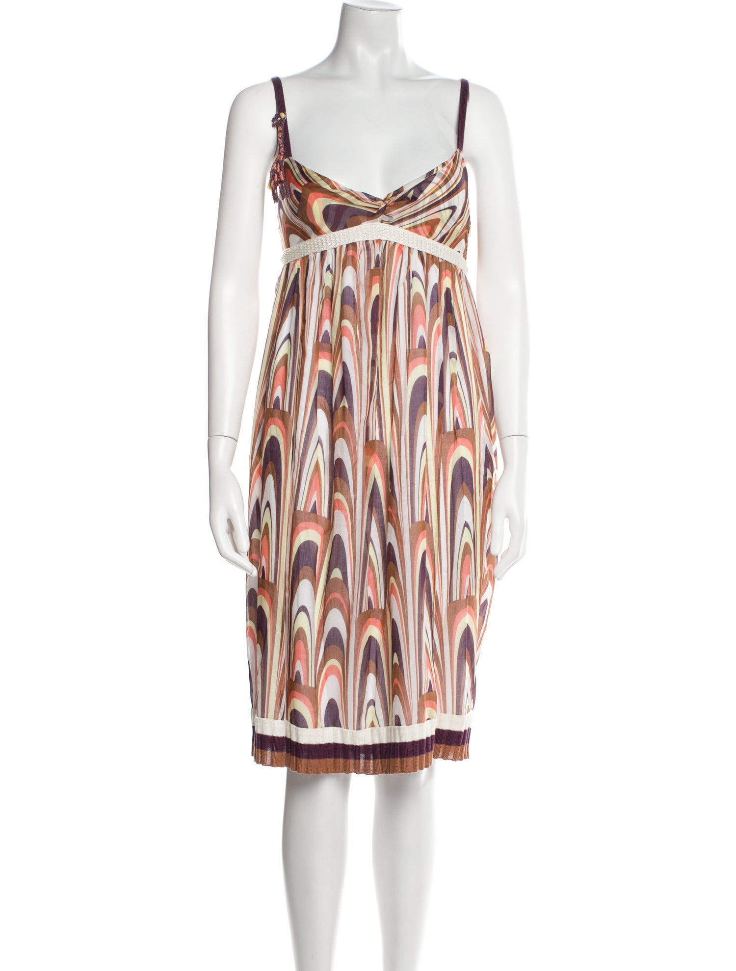 M Missoni Printed Knee-Length Dress w/ Tags