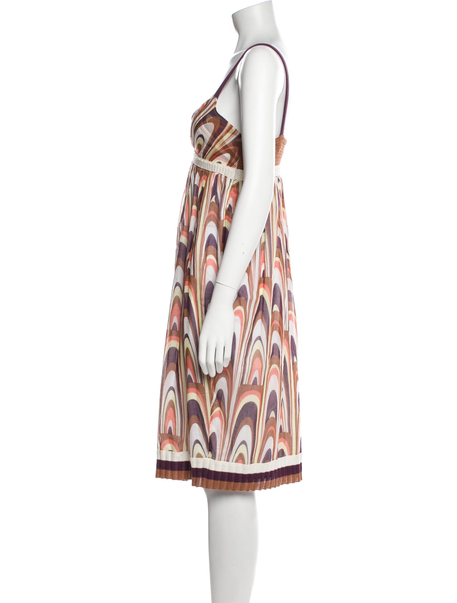 M Missoni Printed Knee-Length Dress w/ Tags