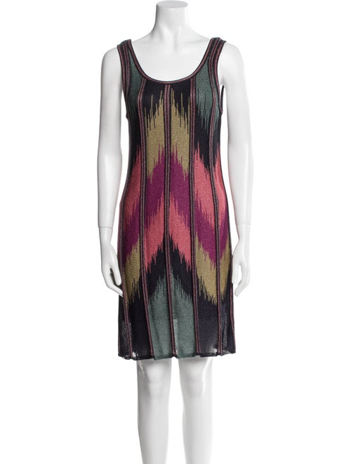 M Missoni Printed Mini Dress