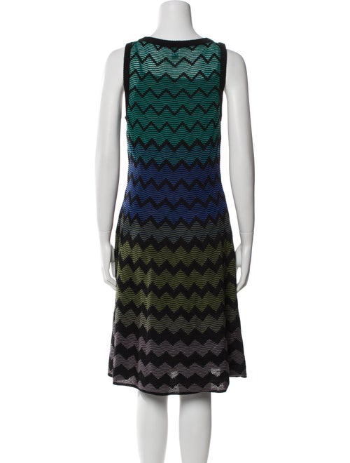 M Missoni Striped Knee-Length Dress