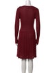 M Missoni Square Neckline Knee-Length Dress