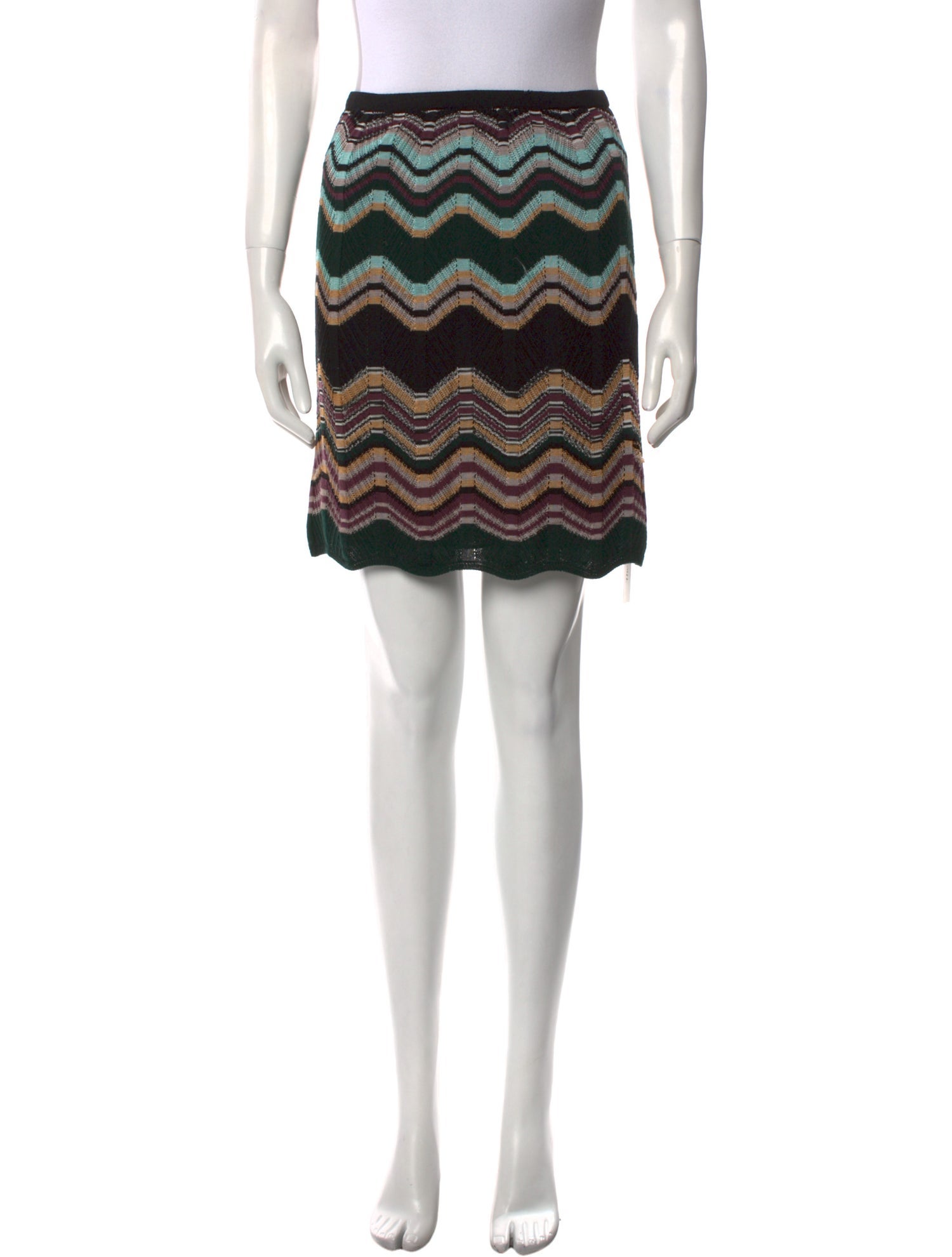 M Missoni Striped Mini Skirt