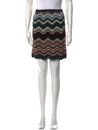 M Missoni Striped Mini Skirt