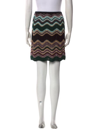 M Missoni Striped Mini Skirt