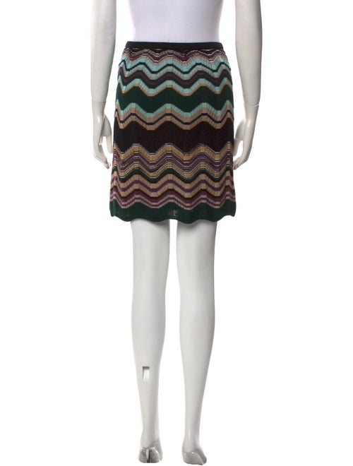 M Missoni Striped Mini Skirt