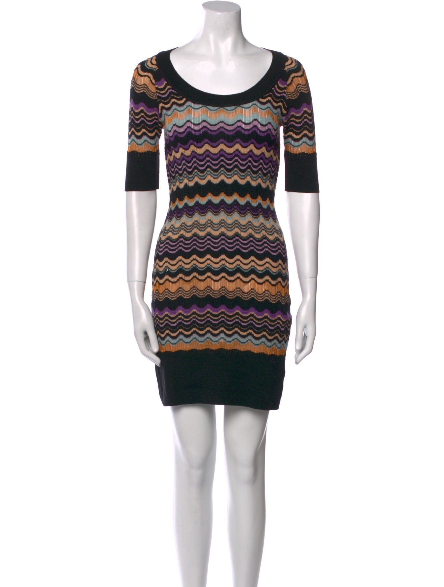 M Missoni Merino Wool Mini Dress