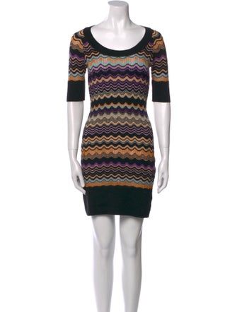 M Missoni Merino Wool Mini Dress