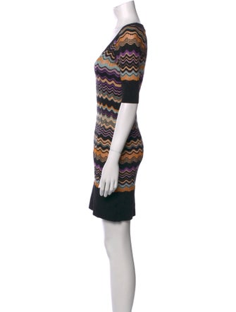 M Missoni Merino Wool Mini Dress