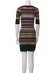 M Missoni Merino Wool Mini Dress