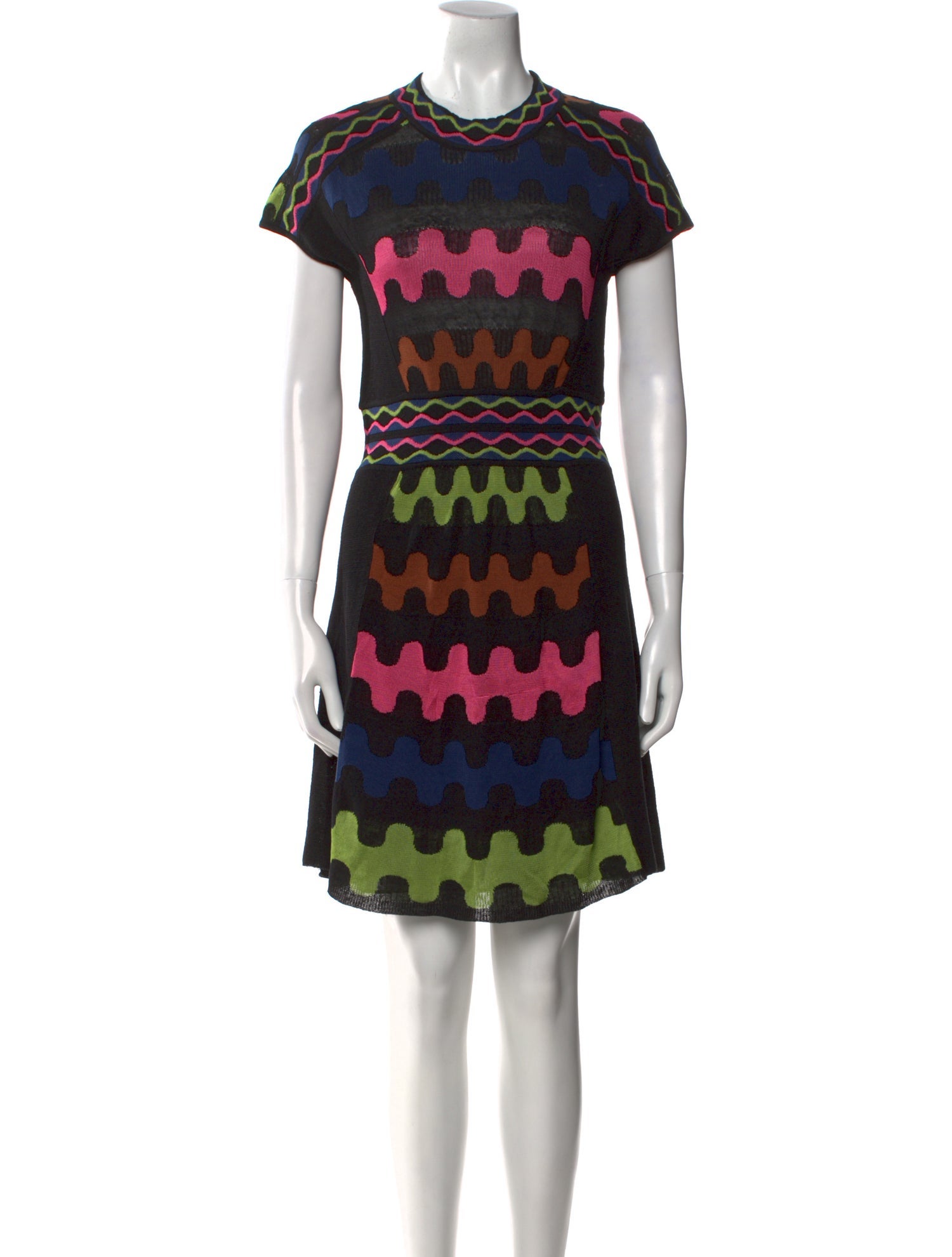 M Missoni Printed Mini Dress