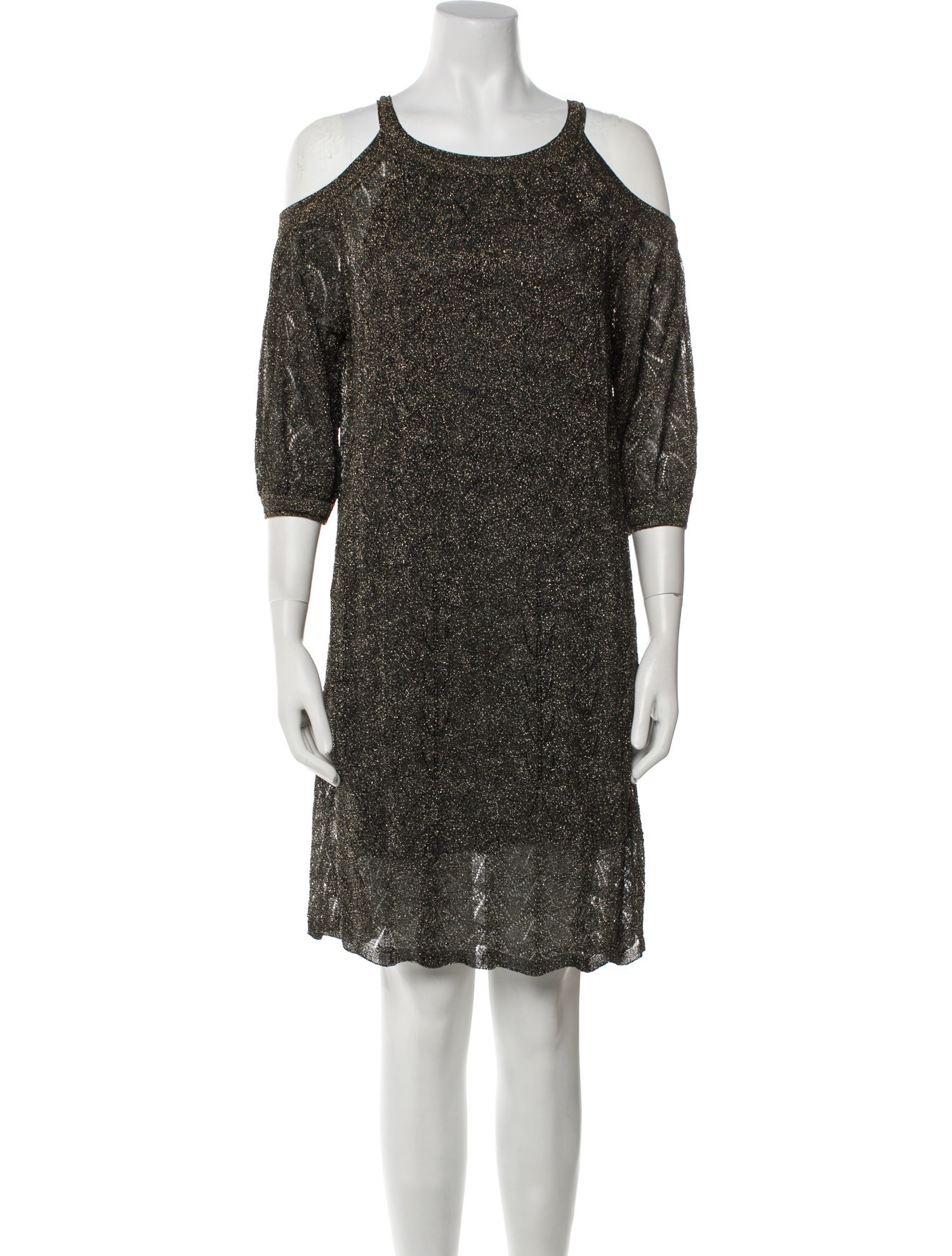 M Missoni Scoop Neck Mini Dress