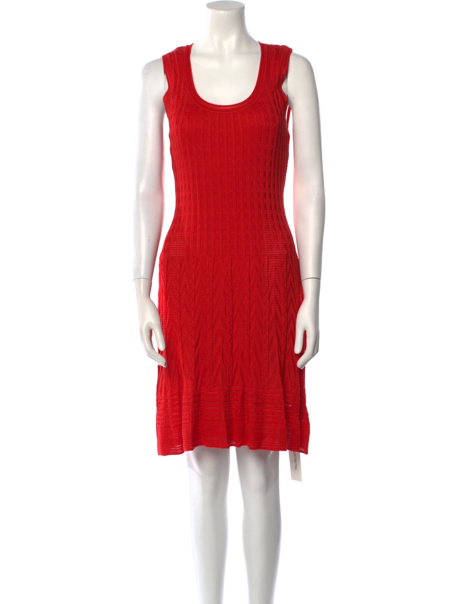 M Missoni Scoop Neck Mini Dress