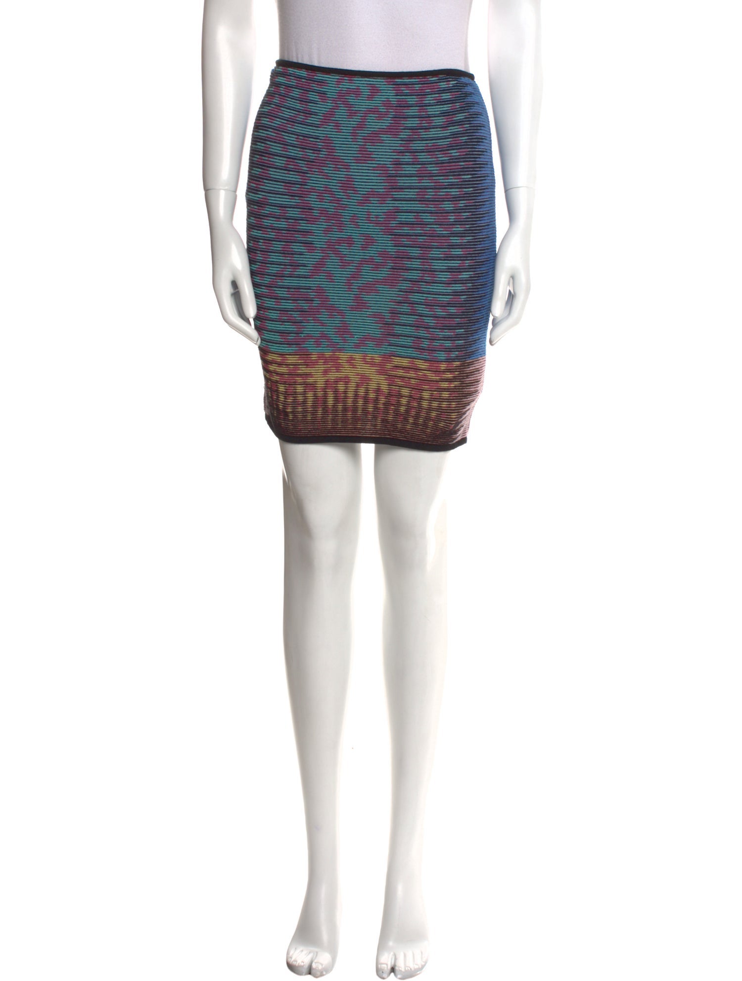 M Missoni Printed Mini Skirt