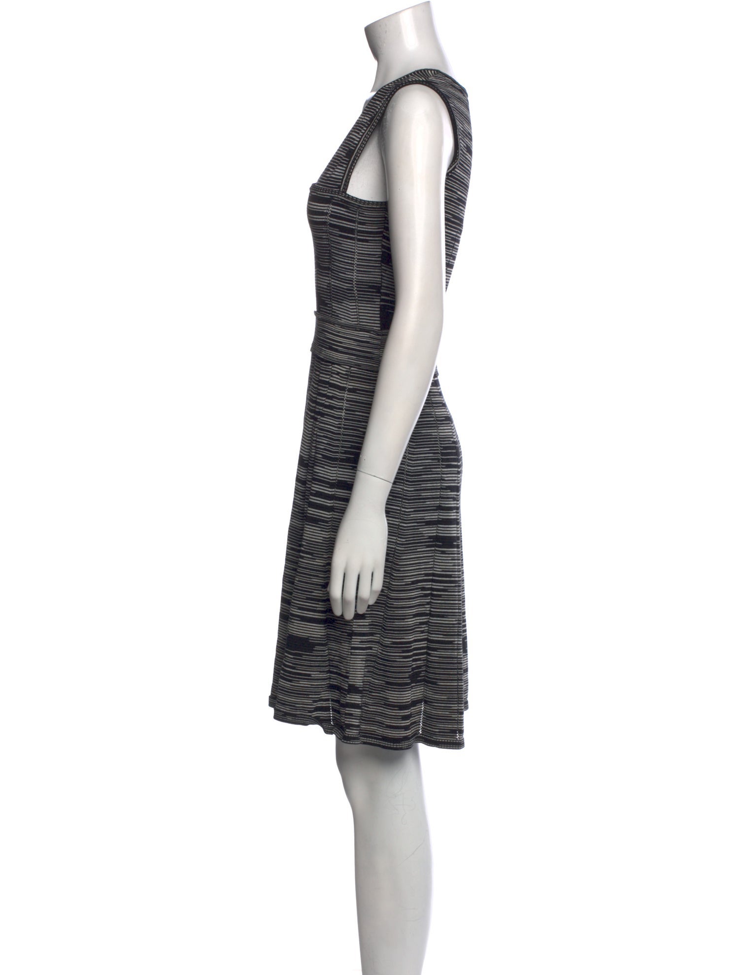 M Missoni Striped Mini Dress