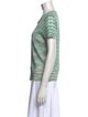 M Missoni Striped Crew Neck T-Shirt
