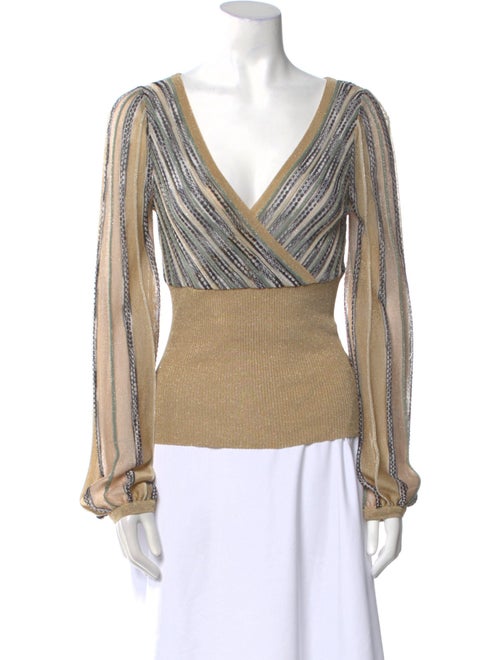 Missoni Printed V-Neck Blouse