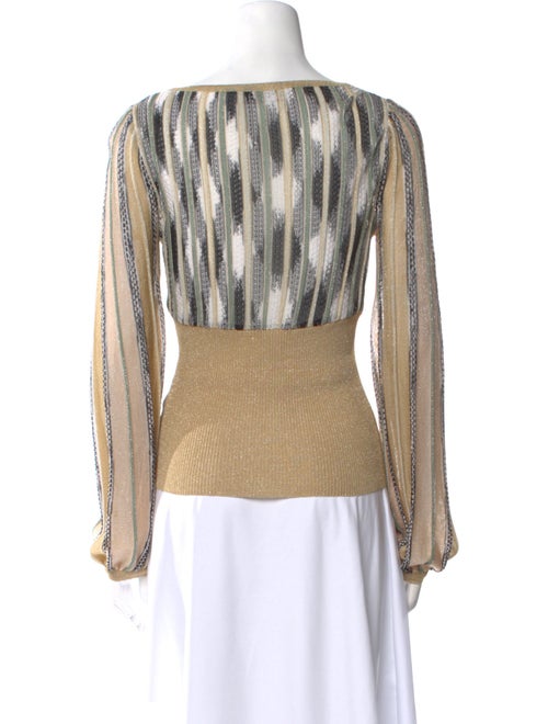 Missoni Printed V-Neck Blouse