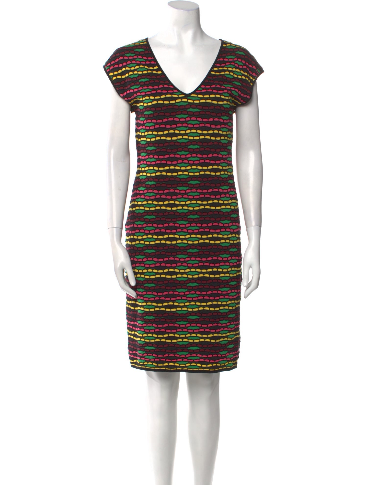 M Missoni Striped Mini Dress