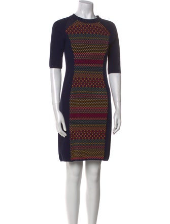 M Missoni Printed Mini Dress
