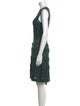 M Missoni V-Neck Knee-Length Dress