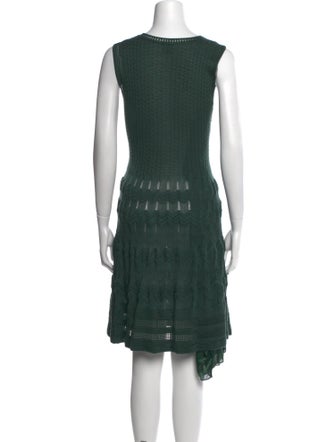 M Missoni V-Neck Knee-Length Dress