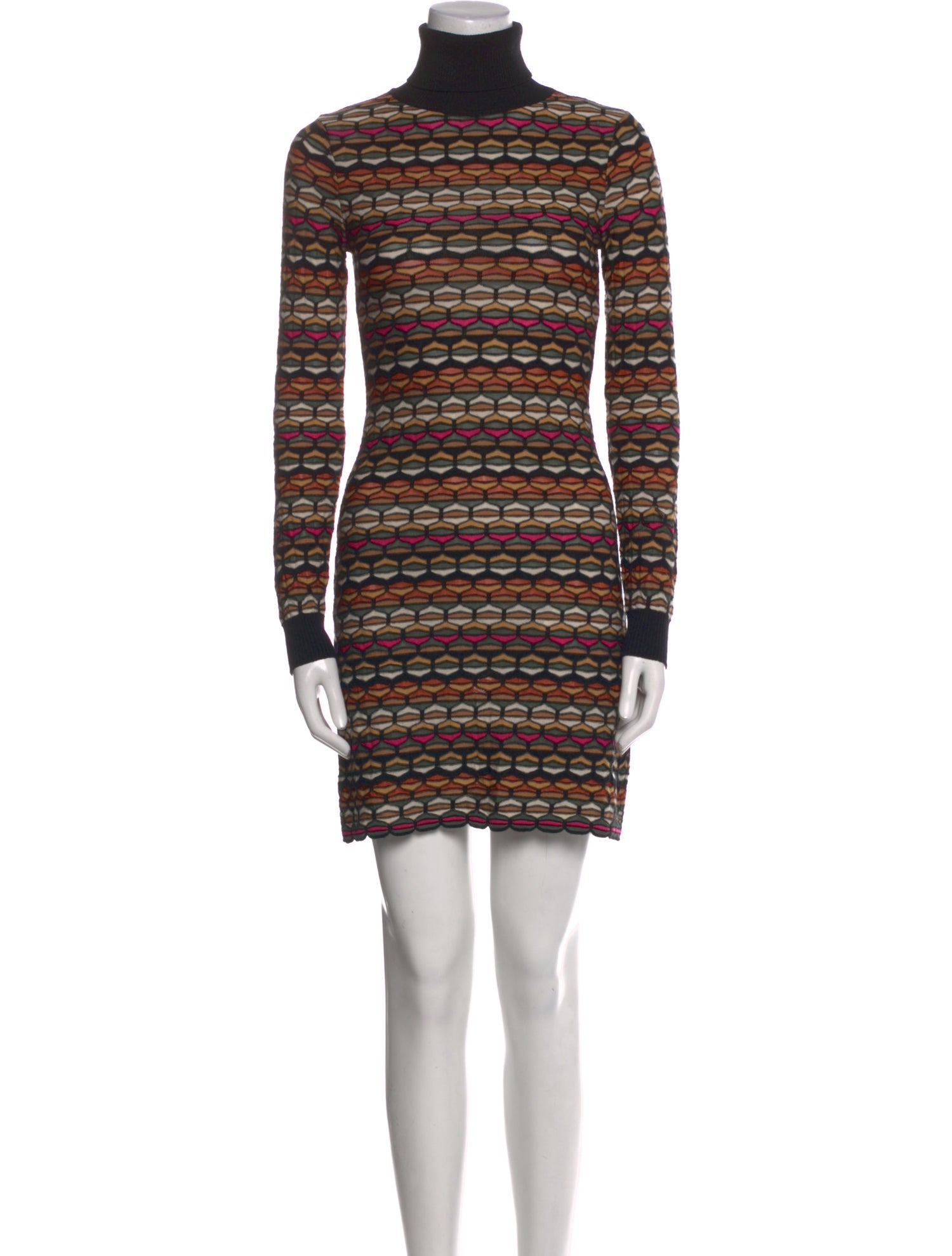 M Missoni Merino Wool Mini Dress