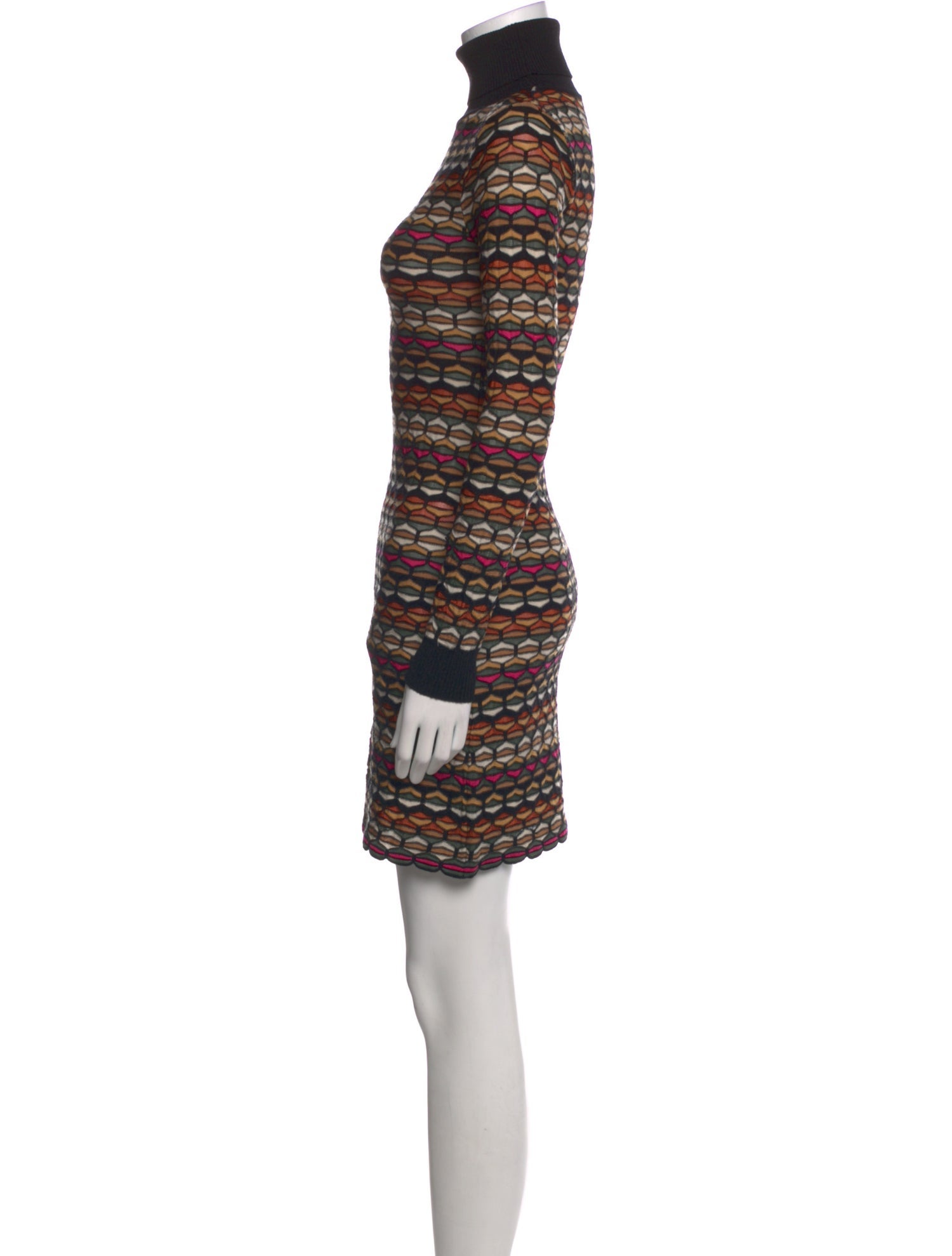 M Missoni Merino Wool Mini Dress