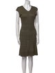 M Missoni V-Neck Knee-Length Dress