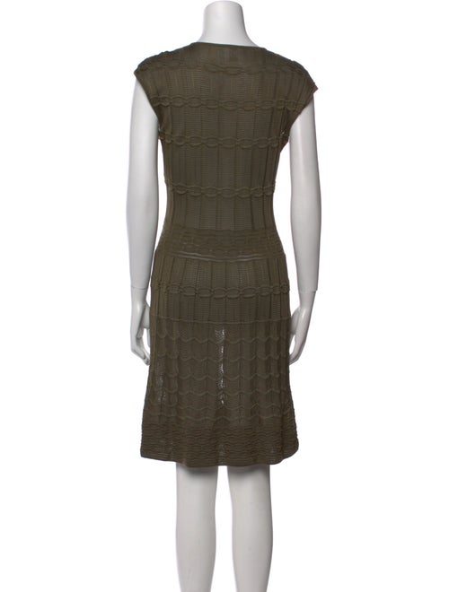 M Missoni V-Neck Knee-Length Dress