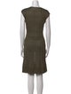 M Missoni V-Neck Knee-Length Dress