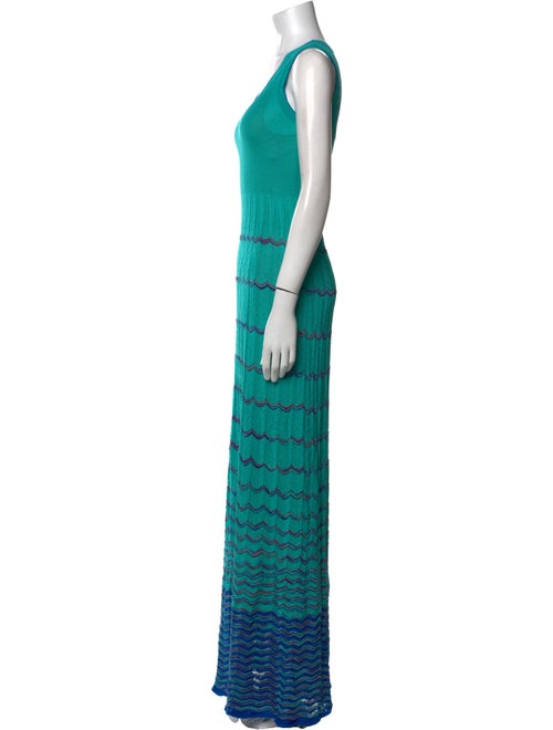M Missoni Striped Long Dress