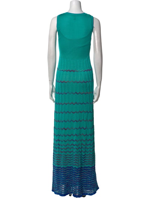 M Missoni Striped Long Dress
