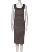 M Missoni Striped Knee-Length Dress