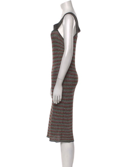 M Missoni Striped Knee-Length Dress