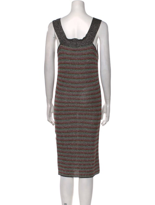 M Missoni Striped Knee-Length Dress