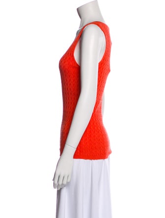 M Missoni Scoop Neck Sleeveless Top