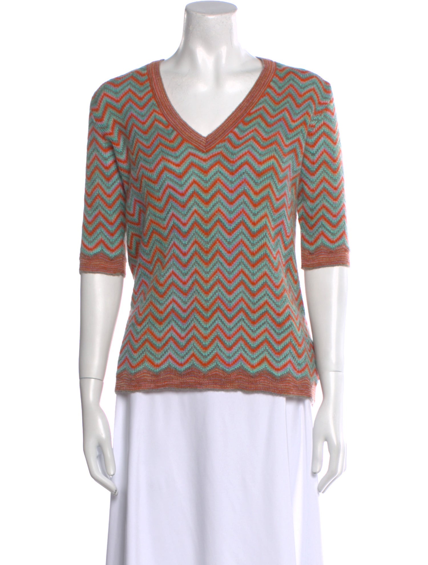 M Missoni Mohair Printed Top