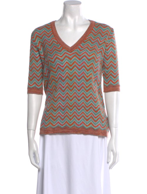 M Missoni Mohair Printed Top