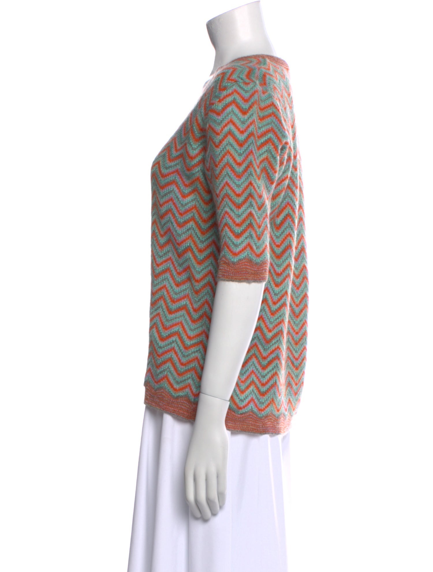 M Missoni Mohair Printed Top