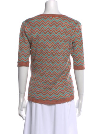M Missoni Mohair Printed Top