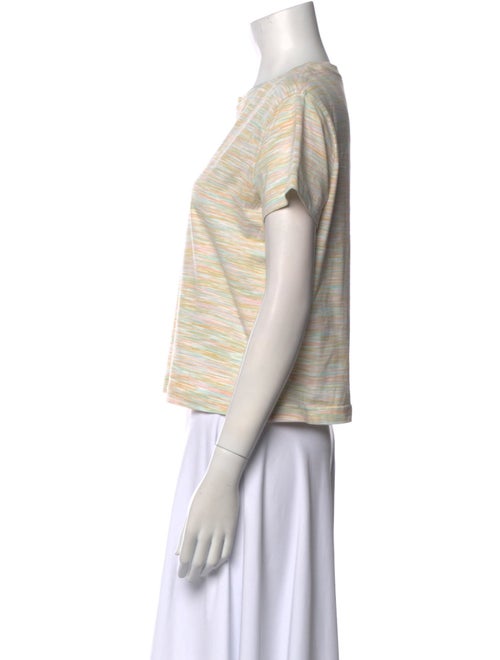 M Missoni Striped Crew Neck T-Shirt