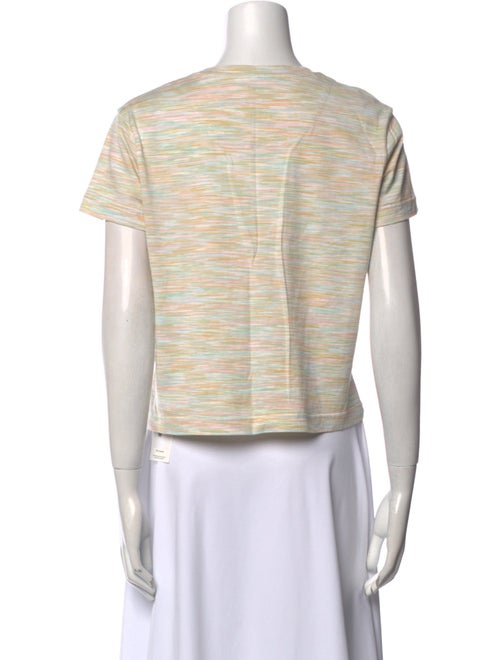 M Missoni Striped Crew Neck T-Shirt