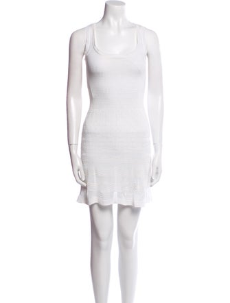 M Missoni Scoop Neck Mini Dress