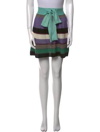 M Missoni Striped Mini Skirt
