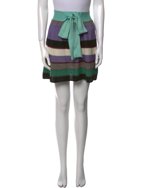 M Missoni Striped Mini Skirt
